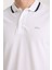 Polo Grafik Beyaz Regular Fit 1