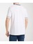 Polo Grafik Beyaz Regular Fit 4