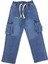 420284 Baggy Kot Pantolon 2y,3y,4y,5y Erkek - Mavi - 3-4 Yaş 1