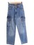 421060 Erkek Kargo Cepli Bagi Kot Pantolon 11Y,12Y,13Y,14 - Mavi - 14-15 Yaş 1