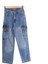 421059 Erkek Kargo Cepli Bagi Kot Pantolon 6Y,7Y,8Y,9Y,10Y - Mavi - 5-6 Yaş 1