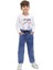 419627 Erkek Kot Pant 9Y,10Y,11Y,12Y Erkek - Mavi - 10-11 Yaş 1