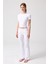 Kadın Slim Fit Basic T-Shirt Q004T 4