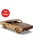 109 Parça 1968 Dodge Charger Ahşap Maket - 3D Ahşap Retro Araba Maketi 1