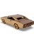 109 Parça 1968 Dodge Charger Ahşap Maket - 3D Ahşap Retro Araba Maketi 3