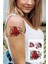 Üçgen Gül Geçici Dövme Tattoo 1