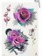 Gül Figürlü Geçici Dövme Tattoo 2