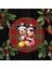 Minnie ve Mickey Yılbaşı, Christmas 2 Adet Kış Supla, Kumaş - Içi Ahşaplı Supla 1