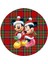 Minnie ve Mickey Yılbaşı, Christmas 2 Adet Kış Supla, Kumaş - Içi Ahşaplı Supla 2