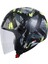 Sw 715 Poıson Black Grey Yellow Yarım Kask 1