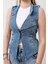 Kadın Taşlı Slim Fit Yelek 8