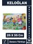 Eğlenceli Eğitici Görsel Algı Motor Becerisi Geliştiren Çocuk Boyamalı Puzzle 36 Parça Keloğlan 1