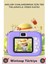 Premium 1080P Hd Video Kayıt Ön Arka Çekim Filtre 5 Oyun Mini Çocuk Kamera Dijital Fotoğraf Makinesi 3