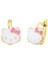 14 Ayar Hello Kitty Tasarım Çocuk Altın Küpe 1