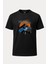Unisex Road Off Araba Baskılı Tişört - Uzun T-Shirt 1