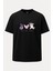 Oversize Peace Love Unicorn Kalpli Unisex Tişört 1