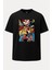 Oversize Demon Slayer Tanjiro Zenitsu Unisex Tişört 1