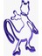 Çerez Kesici - Pokemon Mewtwo (Plastik Aparattır!!!) 1