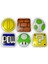 Super Mario Bros Coasters Koleksiyonu (Plastik Aparattır!!!) 5