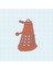 Dalek Silueti Anahtarlık (Plastik Aparattır!!!) 2