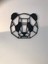 Geometrik Panda Duvar Heykeli (Plastik Aparattır!!!) 2