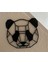Geometrik Panda Duvar Heykeli (Plastik Aparattır!!!) 5