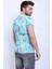 Unisex Bisiklet Yaka Baskılı Yıkamalı T-Shirt 3