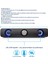LED Işıklı USB ve 3.5mm Girişli Soundbar Hoparlör Masaüstü Laptop Tv ve Telefon Uyumlu 2X2.5W 5