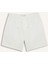 %100 Pamuk Yazlık Relax Fit Rahat Beyaz Jean Bermuda Şort Z4460AZ25SM 1
