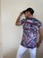 Unisex Bisiklet Yaka Baskılı Yıkamalı T-Shirt 3