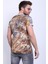 Unisex Bisiklet Yaka Baskılı Yıkamalı T-Shirt 3