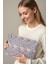 Pastel Yelpaze Desenli Clutch Portföy Çanta 1