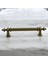 Tuğra Metal 160 mm 16 cm Mobilya Mutfak Çekmece Dolabı Dolap Kulpu Kulbu Kulpları Antik Sarı 8 Adet 2