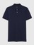 Erkek Lacivert Gap Logo Piqué Polo Yaka T-Shirt 4