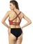 6447 Kadın Dalgıç Kumaş Pedli Büstiyer – Çapraz Sırt Detaylı Crop Top | Spor ve Günlük Kullanım Için 3