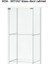 Ikea - Detolf Cam Kapı Dolabı Raf Desteği (M4) (Plastik Aparattır!!!) 1