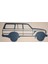 Toyota FJ60/FJ62 Land Cruiser 2d Siluet Duvar Heykel Sanatı (Plastik Aparattır!!!) 3