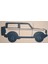 Yeni Ford Bronco 2d Siluet Duvar Heykel Sanatı (Plastik Aparattır!!!) 3