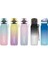 650 ml Gradient Renk Softtouch Tritan Su Matarası Black White 1