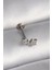 316L Çelik Gümüş Renk Zirkon Taşlı Yıldız Model Tragus Piercing 1