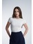 Taş Detaylı Kısa Kol Ribana Bluz 2