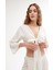 Ekru Keten Plaj Bluz 3