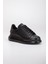 Erkek Içi Dışı Hakiki Deri Siyah Rugan Sneaker 3