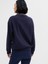 Kadın Lacivert Gap Logo Bisiklet Yaka Fleece Sweatshirt 2