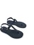 TP101 Siyah Kadın Parmak Arası Plaj Sandalet 1