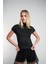 Bisiklet Yaka Kısa Siyah Bluz 3