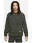 Fleece SWEATSHIRT-FRONT-POCKET-DARK-GREEN-COLOR-DD4854355 1