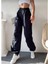 Kadın Cepli Paraşut Pantalon - Siyah 3