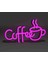 LED Işıklı Cafe Caffoe Kahve 1