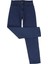 Fistan Store Kadın Koyu Mavi Yüksek Bel Normal Kesim Dar Paça Jean Pantolon 2